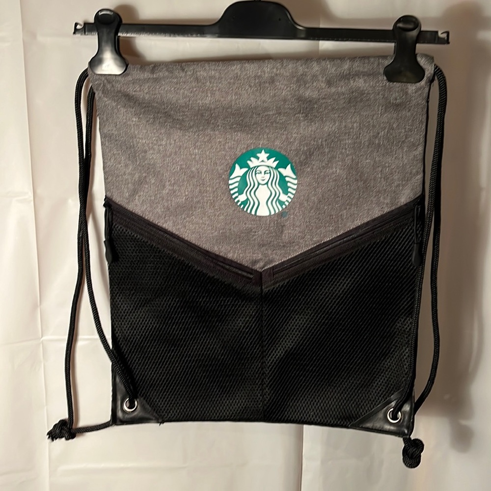 Starbucks drawstring bag